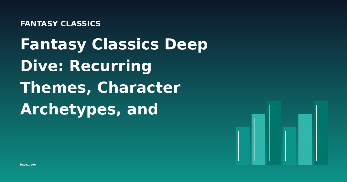 Fantasy Classics Deep Dive: Recurring Themes, Character Archetypes, and Cross-Book Analysis of Andrew Lang's Fairy Books