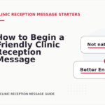 How to Begin a Friendly Clinic Reception Message
