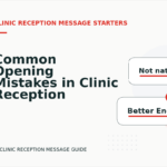 Common Opening Mistakes in Clinic Reception Messages