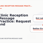 Clinic Reception Message Practice: Request and Reply Examples