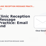 Clinic Reception Message Practice: Email and Message Examples