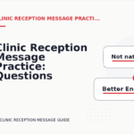 Clinic Reception Message Practice: Questions and Answers