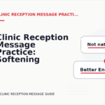 Clinic Reception Message Practice: Softening Direct Sentences